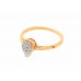 9ct Rose Gold Diamond Ring