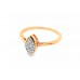 9ct Rose Gold Diamond Ring