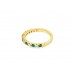 18ct Gold Emerald & Diamond Eternity Ring