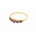 9ct Yellow Gold Amethyst Eternity Ring