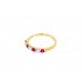 9ct Gold Ruby & Diamond Eternity Ring