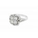 Pre-owned 18ct White Gold Diamond Dress Ring