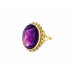 Pre-owned 9ct Yellow Gold Amethyst Ring