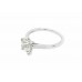 Pre-owned Platinum Diamond Solitaire Ring