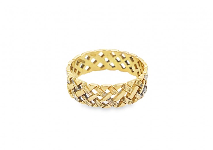 Pre-owned 14ct Yellow Gold Celtic Style Ring