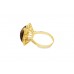 Pre-owned 14ct Yellow Gold Tigers Eye Dress Ring