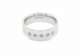 Pre-owned 9ct White Gold Diamond Ring