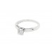 Pre-owned 18ct White Gold Diamond Solitaire Ring