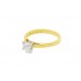 Pre-owned 18ct Yellow Gold Diamond Solitaire Ring