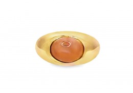 Pre-owned 18ct Yellow Gold Rose Quartz Dress Ring Pre-owned 18ct Yellow Gold Rose Quartz Dress Ring