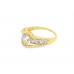 Pre-owned 14ct Yellow Gold Cubic Zirconia Ring