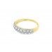 Pre-owned 14ct Yellow Gold Cubic Zirconia Pave Ring