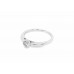 Pre-owned 18ct White Gold 0.20 Carat Diamond Solitaire Ring 