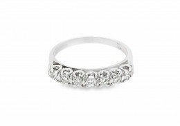 Pre-owned 18ct White Gold 0.35 Carat Diamond Eternity Ring 