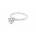 Pre-owned 18ct White Gold Diamond Solitaire Ring 0.90ct