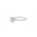 Pre-owned Platinum Princess Cut Diamond Solitaire Ring