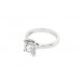 Pre-owned Platinum Princess Cut Diamond Solitaire