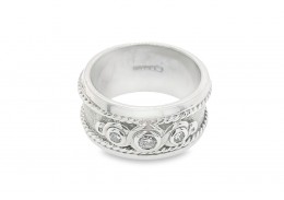 Pre-owned 9ct White Gold Diamond Ring