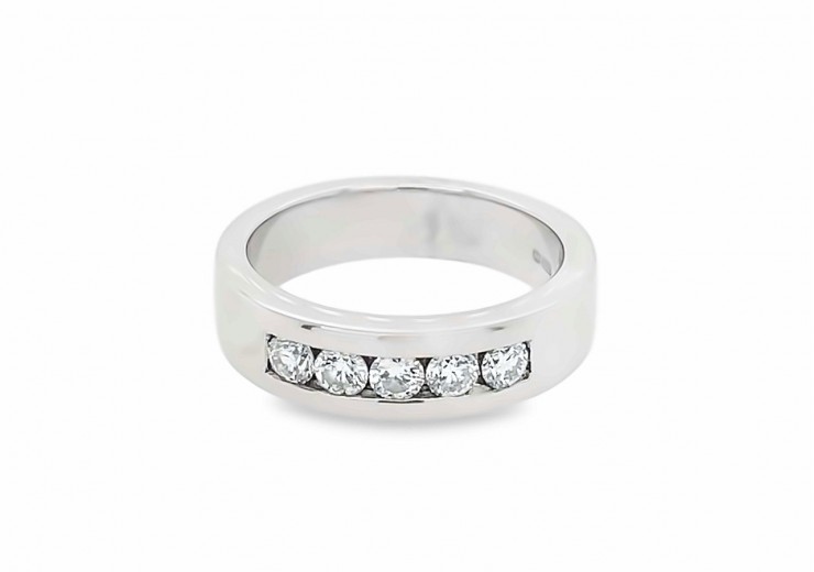 Pre-owned 18ct White Gold Diamond Eternity Ring