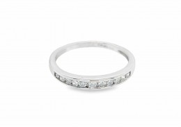 Pre-owned 18ct White Gold 0.25 Carat Diamond Eternity Ring 