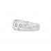 Pre-owned 18ct White Gold Flush Diamond Band Ring