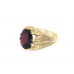 Pre-owned 9ct Yellow Gold Garnet Ring