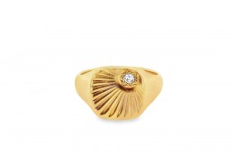 Pre-owned 9ct Gold Vintage Signet Ring