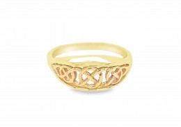 Pre-owned 9ct Yellow & Rose Gold Clogau Ring