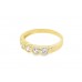 Pre-owned 9ct Yellow Gold Cubic Zirconia Eternity Ring