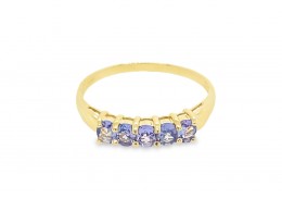 Pre-owned 9ct Yellow Gold Tanzanite Ring