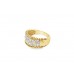 Pre-owned 9ct Yellow Gold Cubic Zirconia Ring 