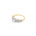 Pre-owned 14ct Yellow Gold Cubic Zirconia Ring 