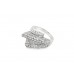 Pre-owned 9ct White Gold Cubic Zirconia Ring