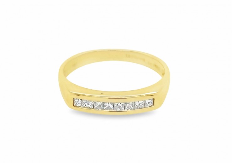 Pre-owned 18ct Yellow Gold Diamond Eternity Ring