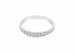 Pre-owned Platinum & Diamond Eternity Ring