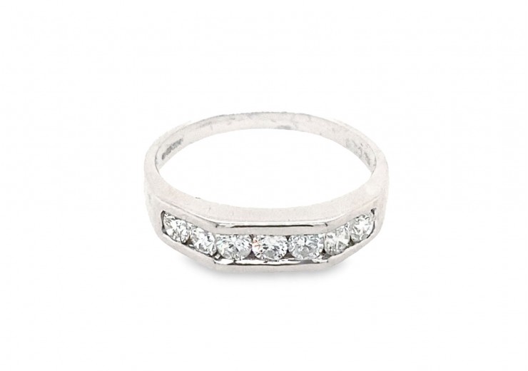 Pre-owned 18ct White Gold Diamond Eternity Ring