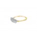 Pre-owned Vintage 18ct Yellow Gold 5 Stone Diamond Ring