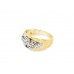 Pre-owned Clogau 9ct White & Yellow Gold Diamond Ring