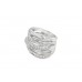 Pre-owned 18ct White Gold Multi Strand Diamond Ring
