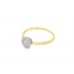 Pre-owned 18ct Yellow Gold Diamond Cluster Ring