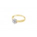 Pre-owned 9ct Yellow Gold Diamond Cluster Ring 