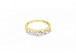 Pre-owned 18ct Yellow Gold Diamond Eternity Ring