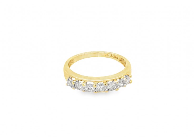 Pre-owned 18ct Yellow Gold Diamond Eternity Ring