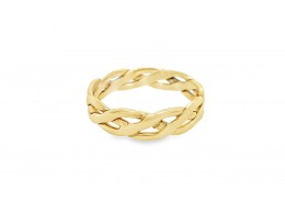 Pre-owned 9ct Yellow Gold Celtic Band