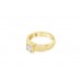Pre-owned 9ct Yellow Gold Cubic Zirconia Ring 