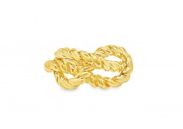 Pre-owned 18ct Yellow Gold Knot Dress Ring