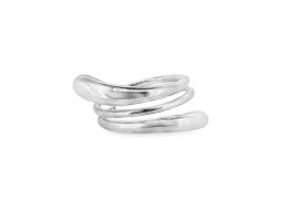 Silver Georg Jensen Mercy Twist Ring Silver Georg Jensen Mercy Twist Ring