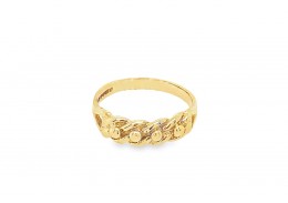 Pre-owned 9ct Yellow Gold Keeper Ring