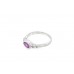 Pre-owned 18ct White Gold Pink Sapphire & Diamond Ring Pre-owned 18ct White Gold Pink Sapphire & Diamond Ring