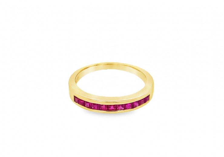 9ct Gold Ruby Eternity Ring